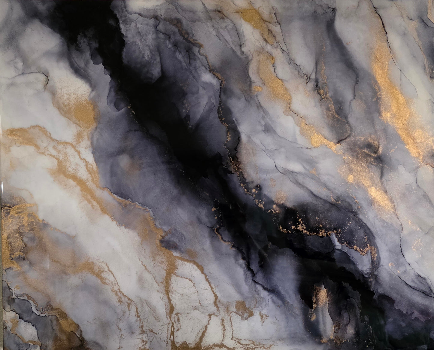 Black Marble Abstract