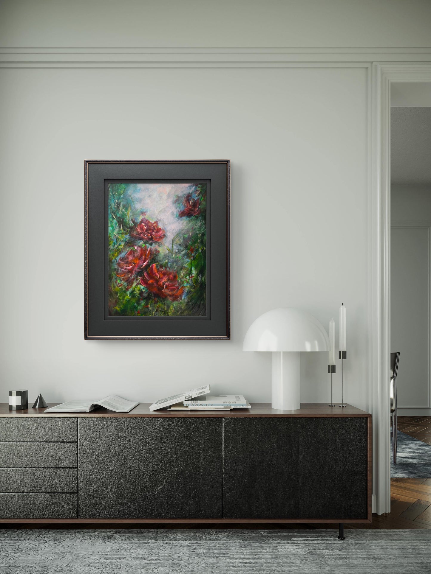 Garden of Love | Original Floral Painting | 13×16 Approx.