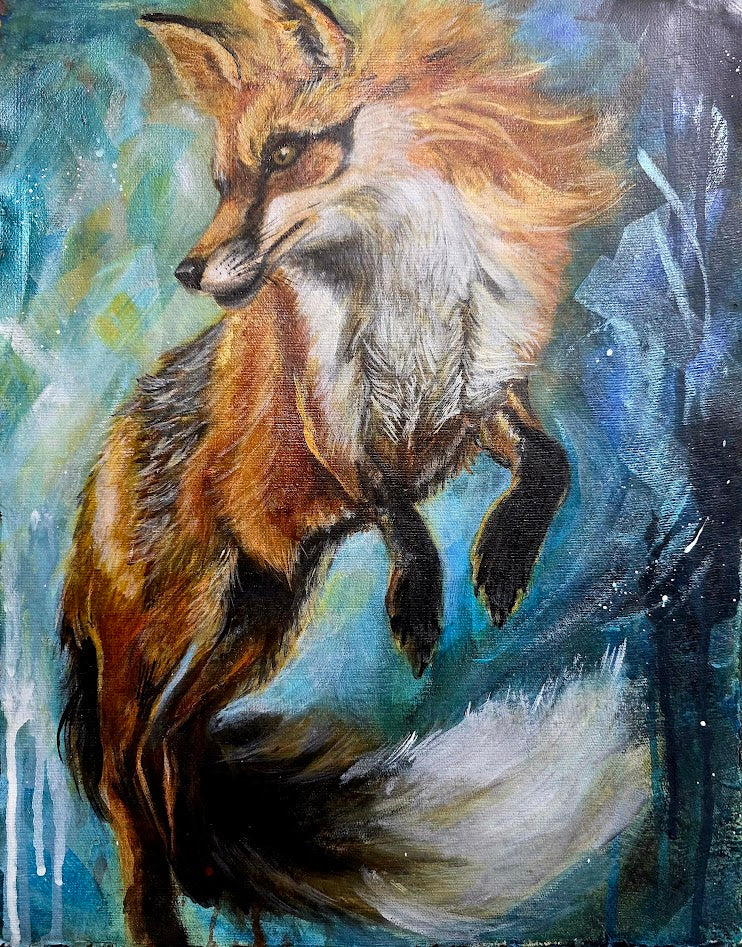 TRIXTER THE FOX/ ORIGINAL ACRYLIC