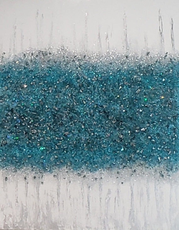 Turquoise Bling Art Decor 2pc.
