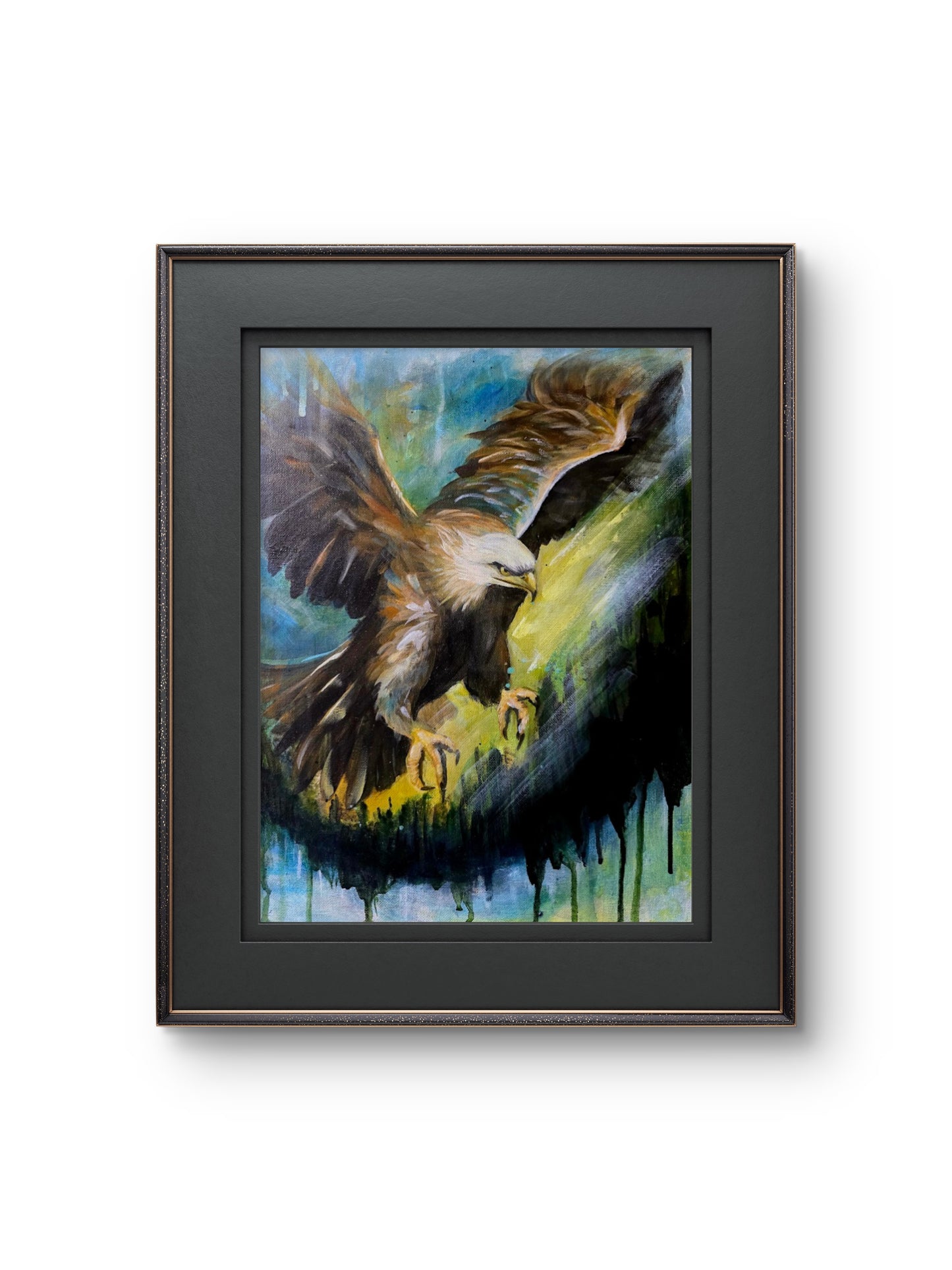 Puzzled in the Quiet Dawn/ORIGINAL ACRYLIC ART/ MARGIE MONTANTE