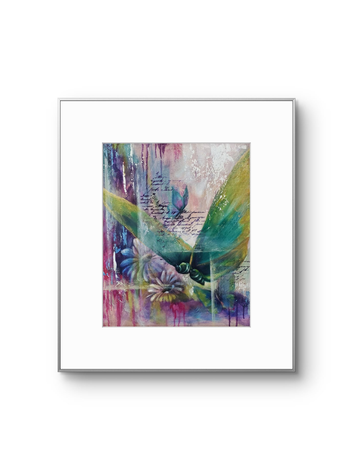 BUTTERFLY DREAMS ORIGINAL BUTTERFLY ART/ MARGIE MONTANTE