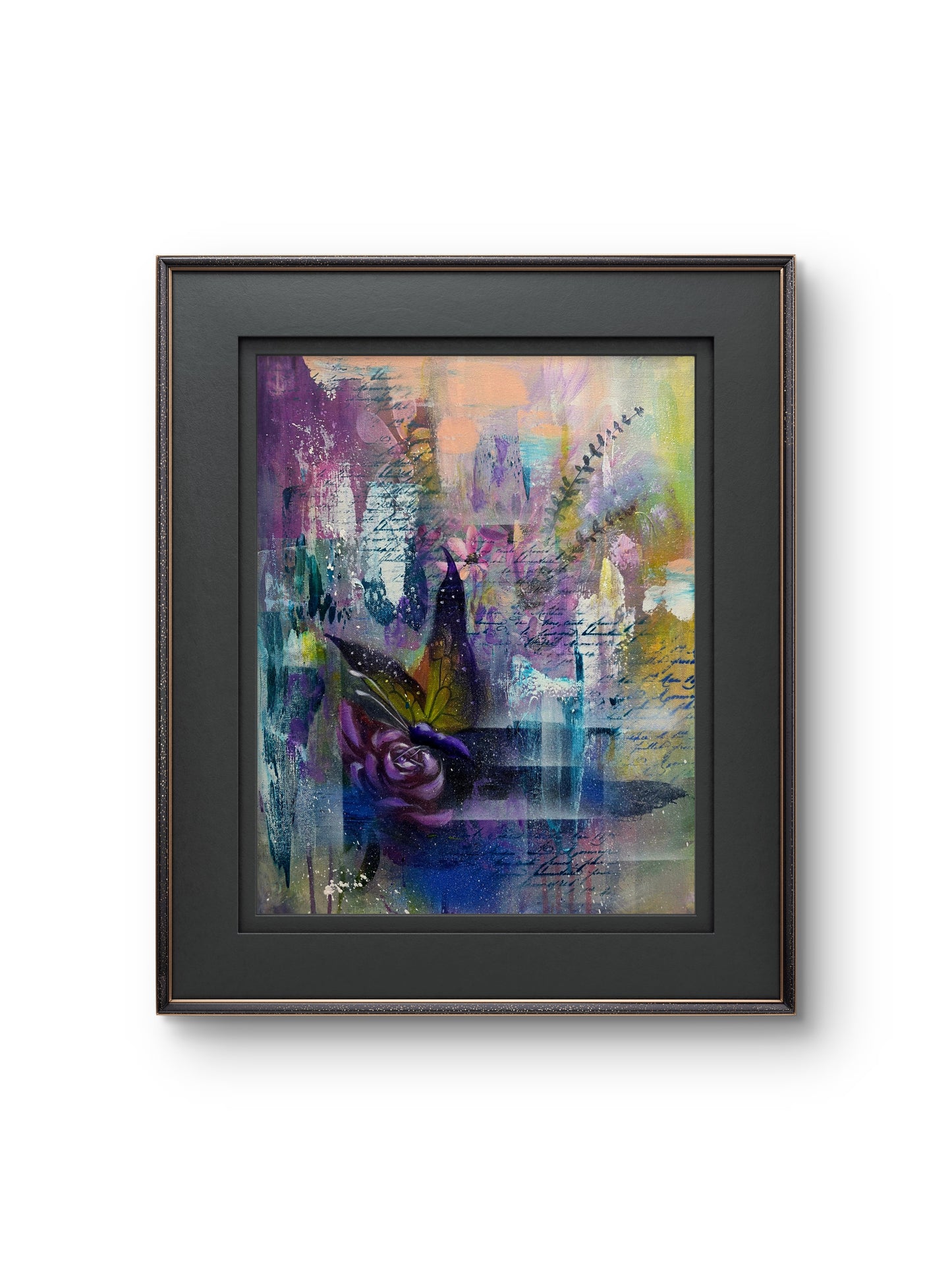 A Touch of Life | Original Abstract Floral Painting | Margie Montante