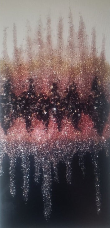 Tall Pink Bling Art