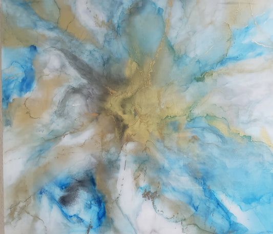Soft Blue Abstract