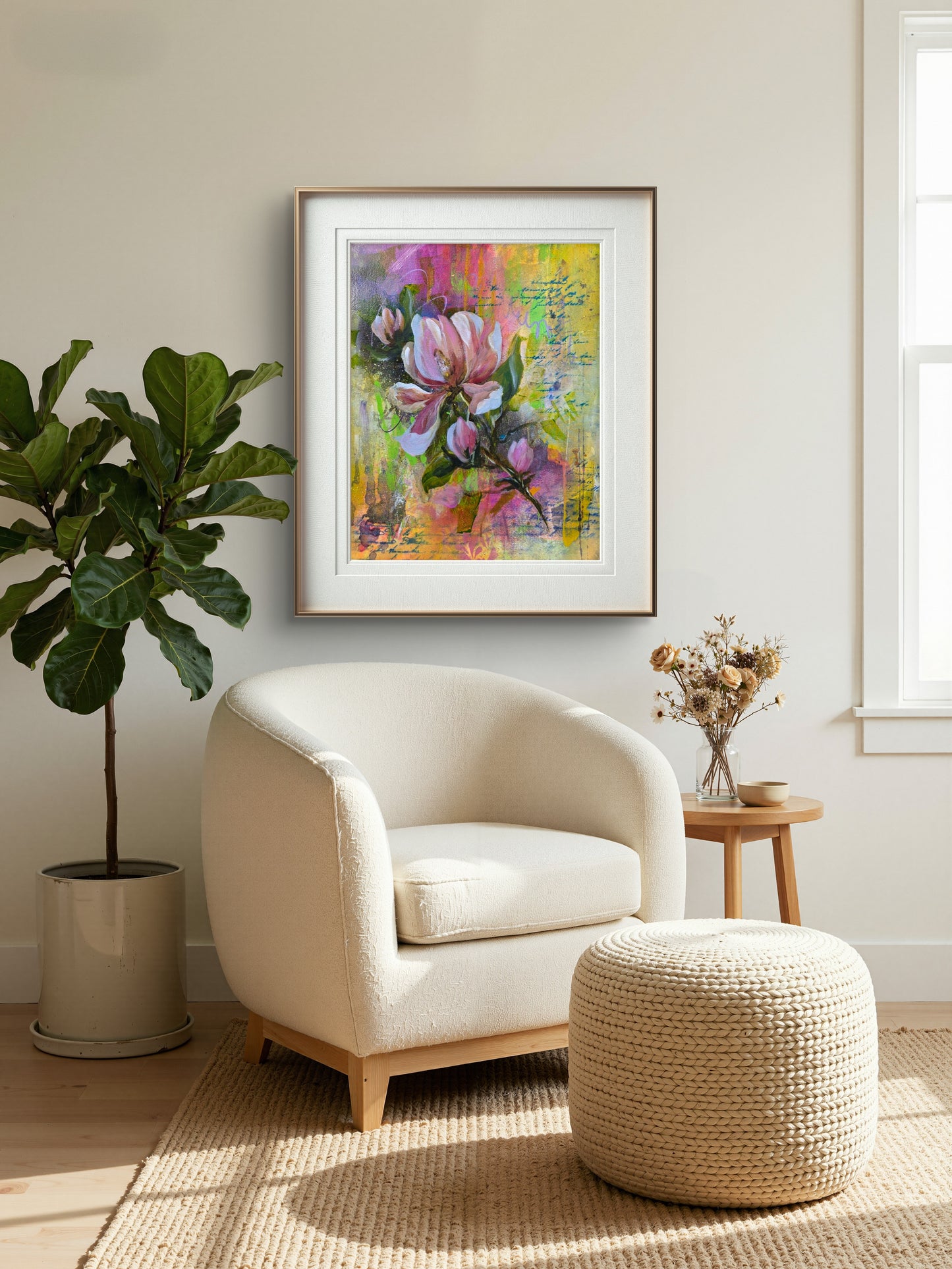 Noble | Original Magnolia Painting | Margie Montante