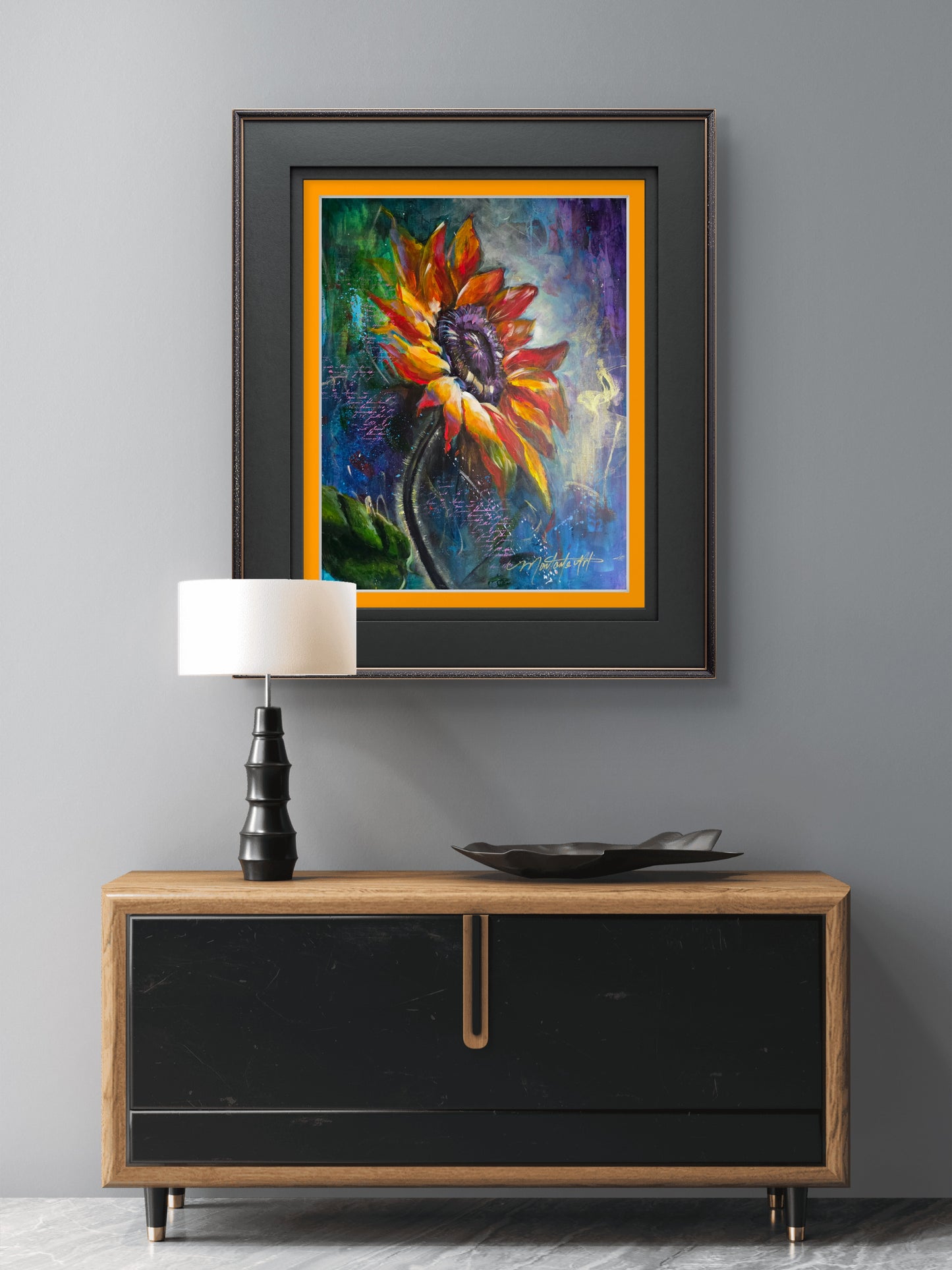 Sunflower Serenade | Original Sunflower Painting | 24×30 | Margie Montante