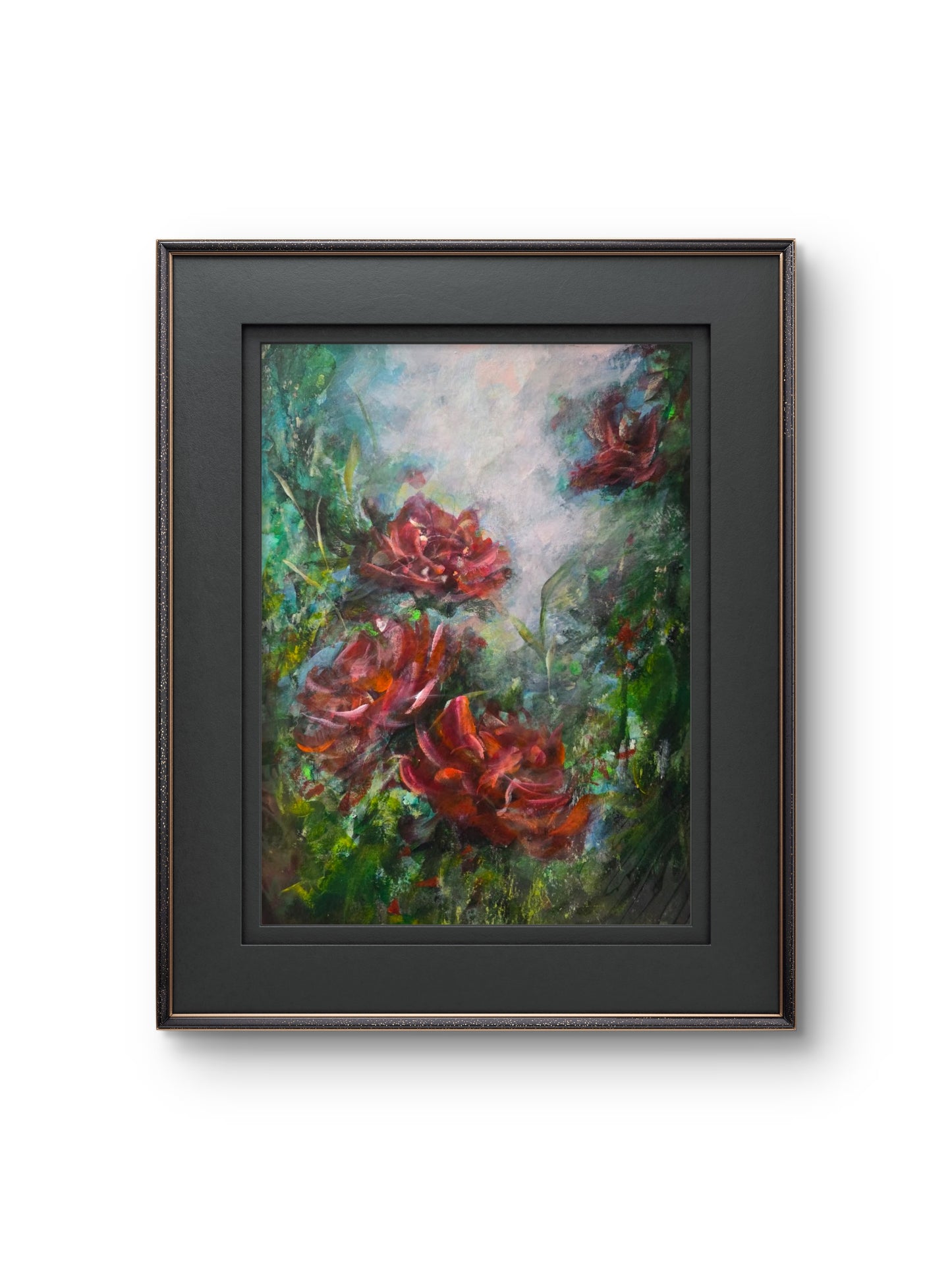 Garden of Love | Original Floral Painting | 13×16 Approx.