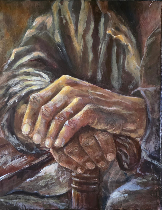 THE UNTOLD STORY | Original Hands Painting