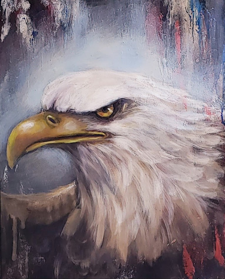 Guardians of Freedom | Original Military Triptych | Margie Montante