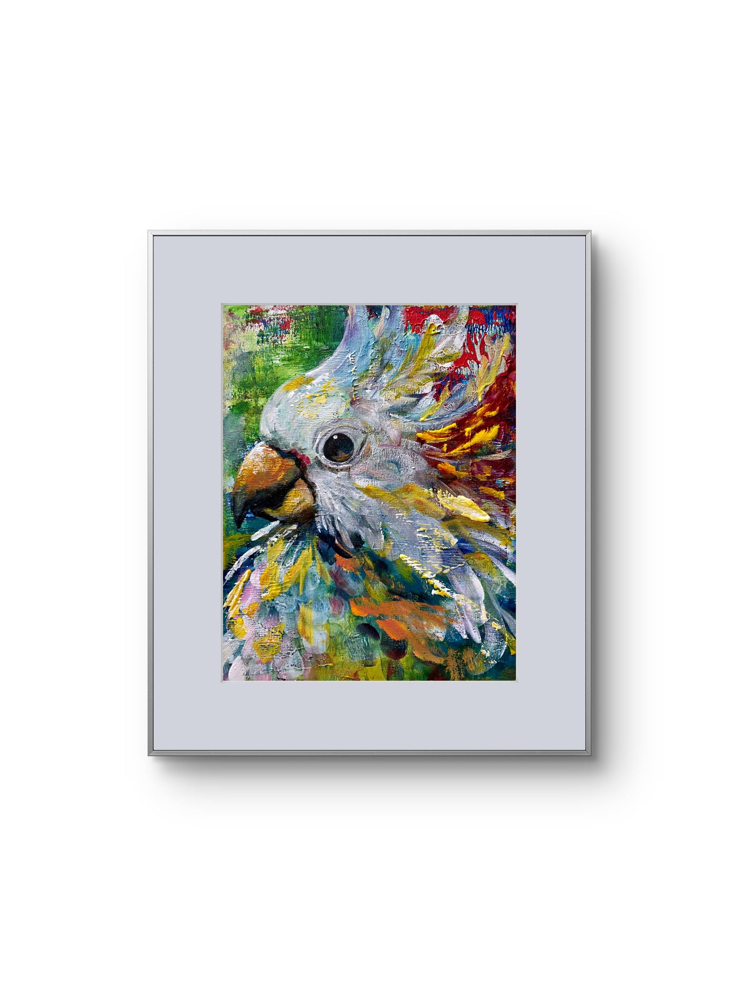 Little Sunshine /12x16 "Cockatoo original Bird Art